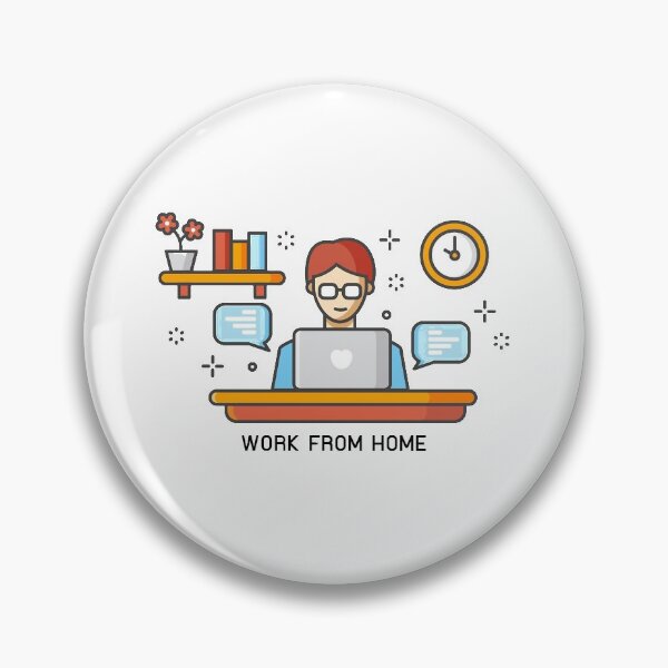 Item preview, Work From Home, WFH | Flat-line Style designed and sold by I'm  Redz.