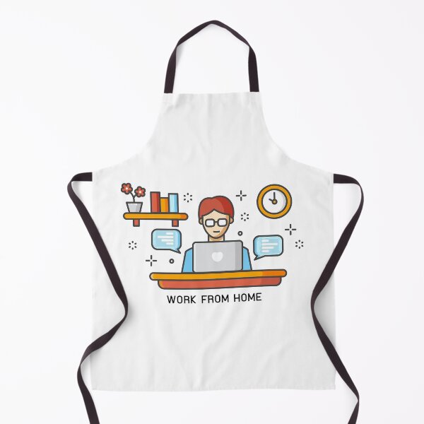 Item preview, Work From Home, WFH | Flat-line Style designed and sold by I'm Redz.