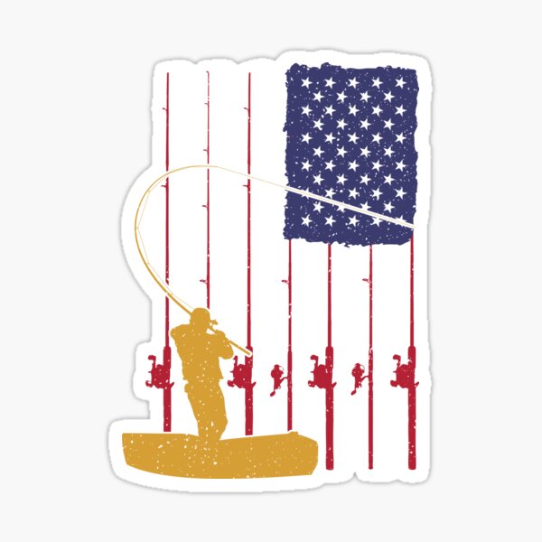 Scott Rods American Flag Sticker - Duranglers Fly Fishing Shop & Guides