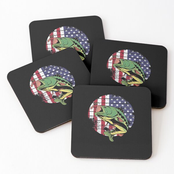 Item preview, Patriotic Fishing American Flag USA Fisherman Fish designed and sold by DoSt-997.