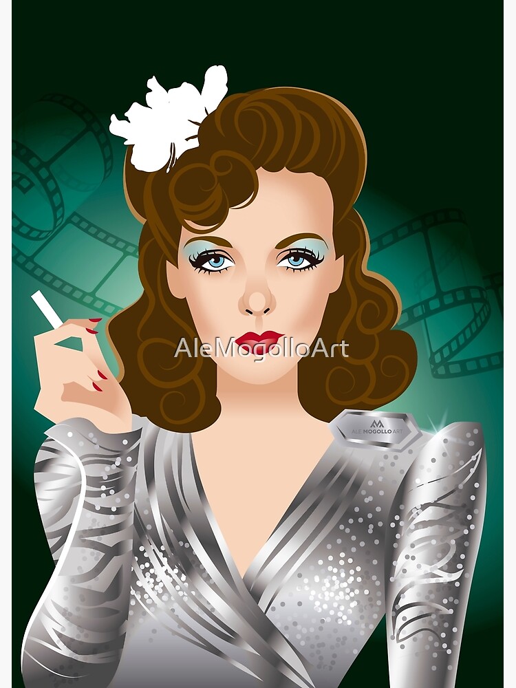 Ida Lupino by AleMogolloArt