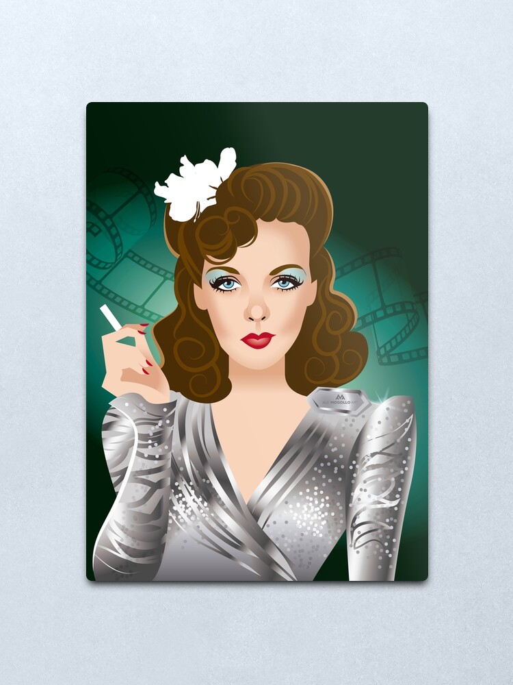 Alternate view of Ida Lupino Metal Print