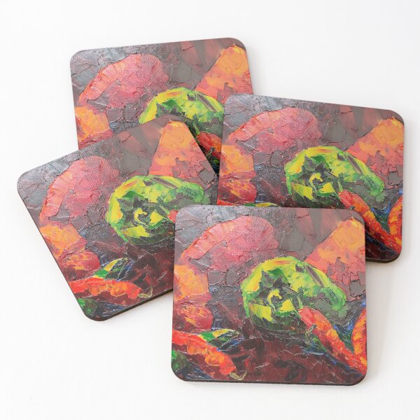 Item preview, Bright juicy peppers designed and sold by Elenstyleart.