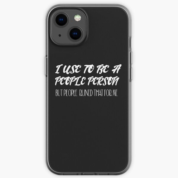 Humor Shirts, sarkastisches Geschenk, urkomische Shirts, lustige Sprüche Shirt, freches Geschenk, Geschenk für Chef, Geschenk für Mann, ich war früher eine Person iPhone Flexible Hülle