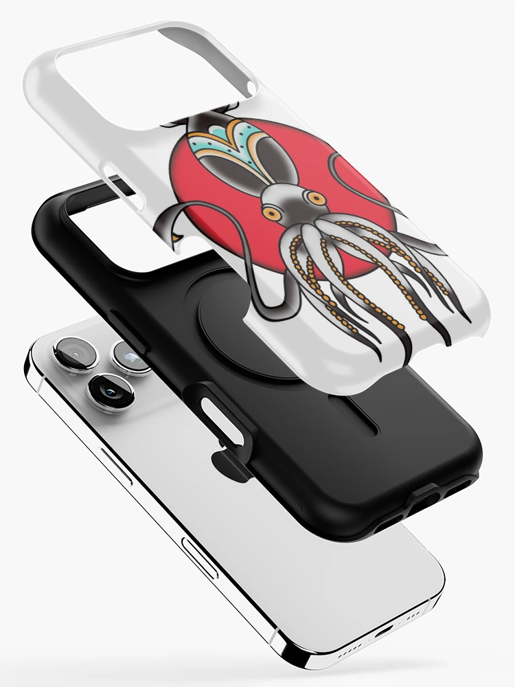 Thumbnail 2 of 4, iPhone Case, Neotraditional kraken designed and sold by RMSdesigns.