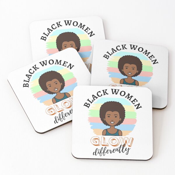 Item preview, Black Women Glow Differently designed and sold by artisthead.
