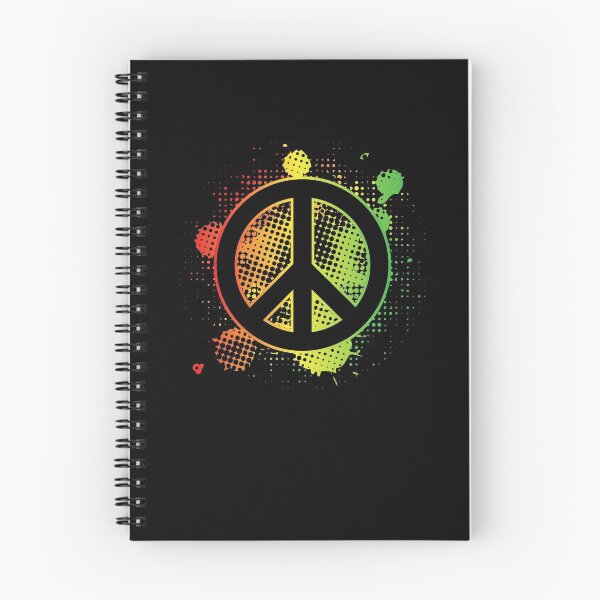Artikelvorschau, Friedenszeichen Liebe Freiheit Symbol Hippie Rastafari Farben entworfen und verkauft von DoSt-997.