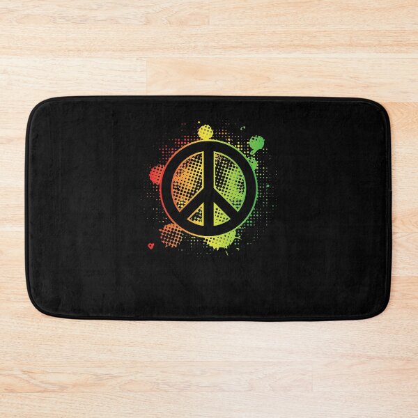Item preview, Peace Sign Love Freedom Symbol Hippie Rastafari Colors designed and sold by DoSt-997.
