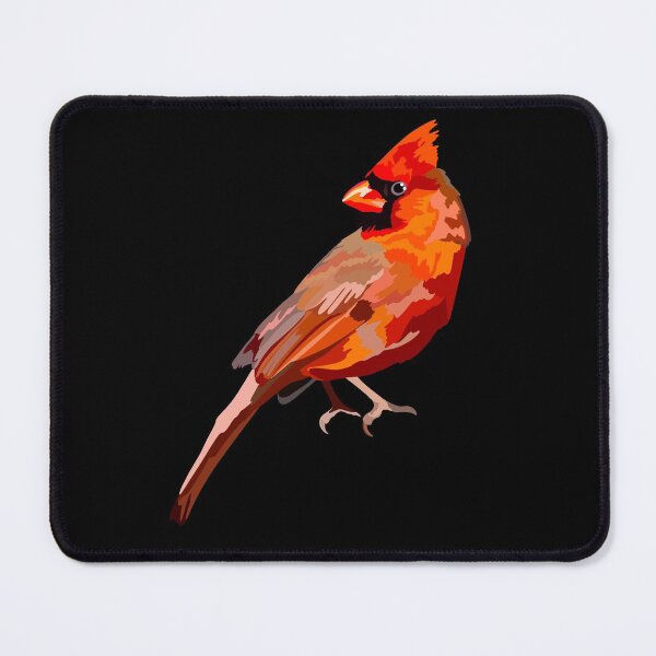 Item preview, C is for Cardinal Bird,Cardinal Bird – Vibrant Red North American Songbird designed and sold by PrettylittlepastelUk.