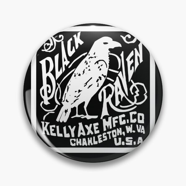Item preview, Black Raven Kelly Axe Co. Antique Axe Label Sticker- Axe throwing, Axe junkies, Black Raven Axe designed and sold by Wanderlust Designs.