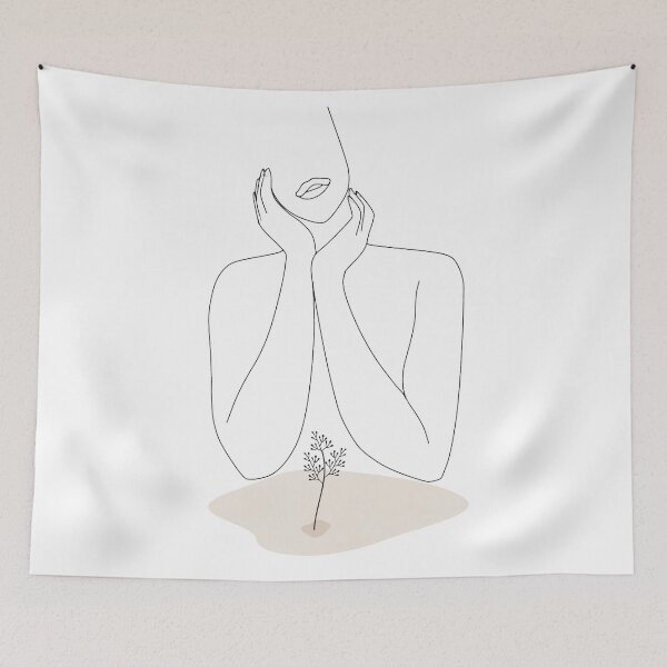 Item preview,  Lady Flower Minimal designed and sold by Shawa Shop.