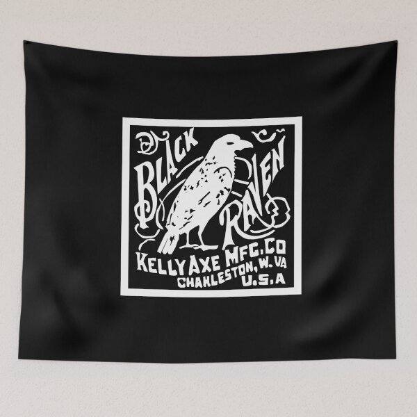 Item preview, Black Raven Kelly Axe Co. Antique Axe Label Sticker- Axe throwing, Axe junkies, Black Raven Axe designed and sold by Wanderlust Designs.