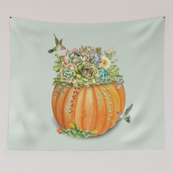 Item preview, Pumpkins With Succulents C2 designed and sold by Jean Plout.