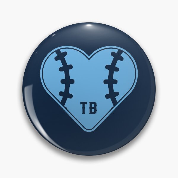 Item preview, Tampa Bay Baseball Heart and Stitches Icon designed and sold by toutwearapparel.