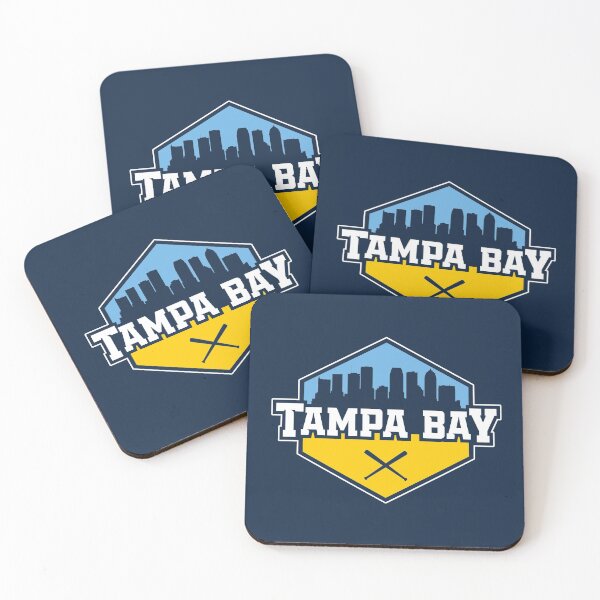 Artikelvorschau, Tampa Bay Baseball Modern TB City Skyline Grafiklogo entworfen und verkauft von toutwearapparel.