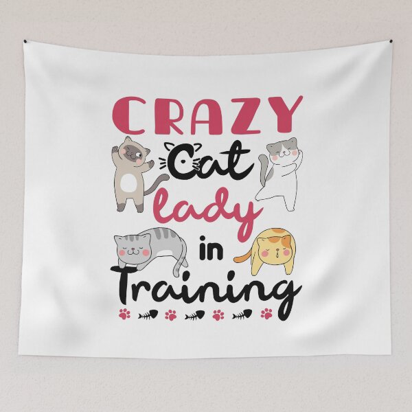 Item preview, Crazy Cat Lady in Training  designed and sold by jaygo.