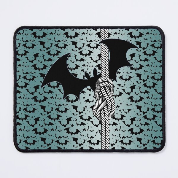 Item preview, Halloween free climbing - rope with climbing knot and bats designed and sold by MadandMean.