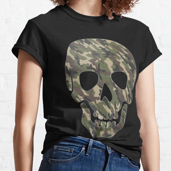 Camo Skull T-Shirts for Sale | Redbubble