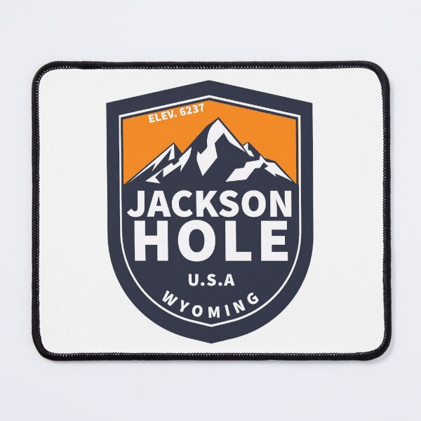 Item preview, Jackson Hole Wyoming USA Vintage Retro Travel Hiking, Snowboarding Adventure Skiing Mountain designed and sold by tmartinezta.
