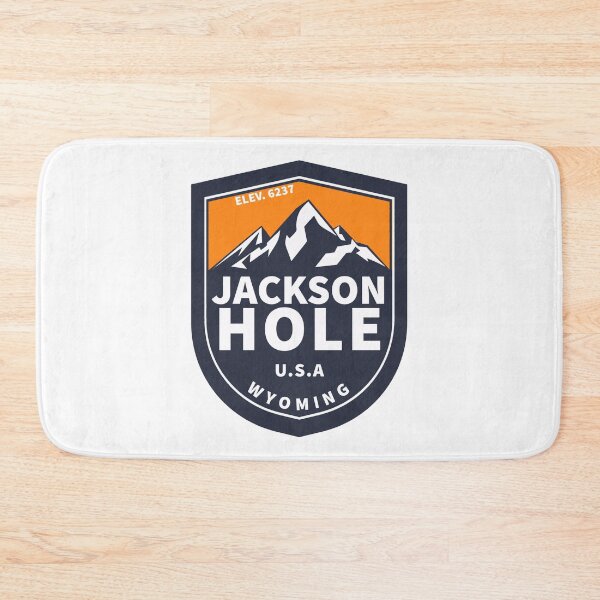 Item preview, Jackson Hole Wyoming USA Vintage Retro Travel Hiking, Snowboarding Adventure Skiing Mountain designed and sold by tmartinezta.