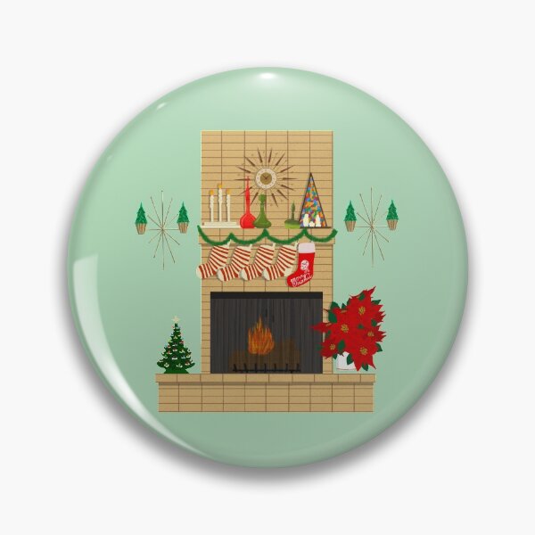 Item preview, Mod Christmas Fireplace designed and sold by jenbucheli.