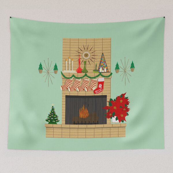 Item preview, Mod Christmas Fireplace designed and sold by jenbucheli.