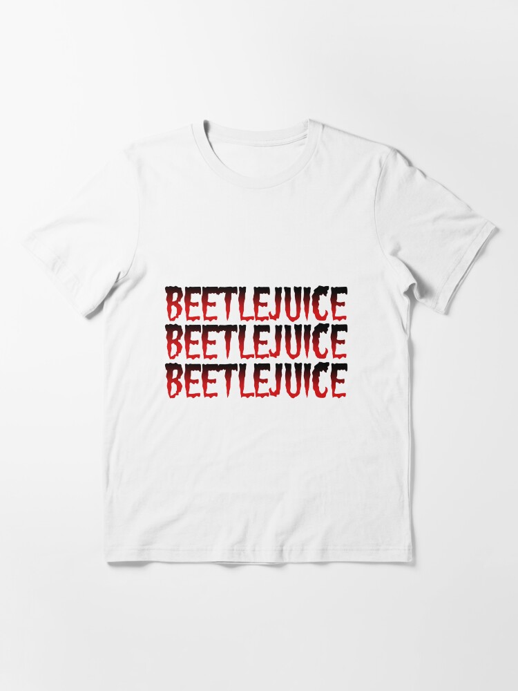 beetlejuice red shirt