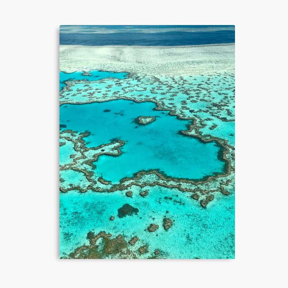 Heart Reef Great Barrier Reef Whitsunday Islands Photographic Print For Sale By Tektumstudio Redbubble