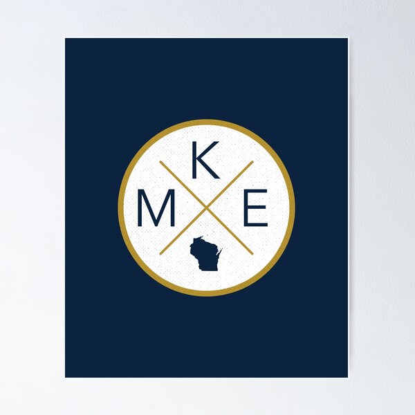 Item preview, Milwaukee Baseball Wisconsin State Map Outline MKE designed and sold by toutwearapparel.