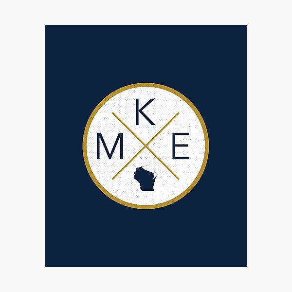 Item preview, Milwaukee Baseball Wisconsin State Map Outline MKE designed and sold by toutwearapparel.