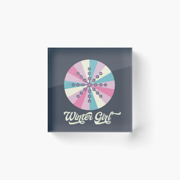 Item preview, Winter Girl Snowflake designed and sold by SharksOnShore.