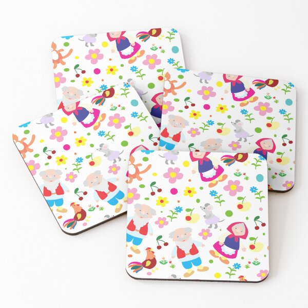 Item preview, pattern of fairy tale characters in the style of a Russian fairy tale designed and sold by sonaadalian.