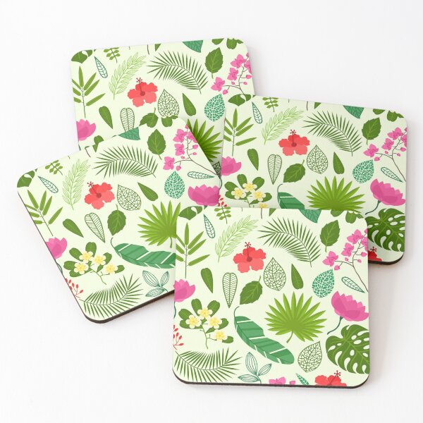 Item preview, tropical leaves seamless pattern designed and sold by Gurshnet68.