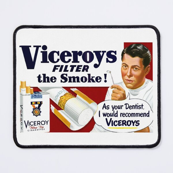 Item preview, DENTISTS RECOMMEND CIGARETTES! - ADVERT designed and sold by ThrowbackAds.