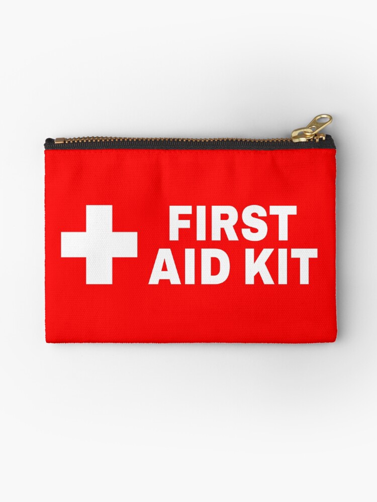 Thumbnail 1 of 4, Zipper Pouch, Red First Aid Kit designed and sold by Doacts.