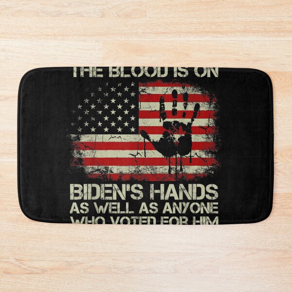 Item preview, Vintage American Flag Handprint Biden Blood On His Hands designed and sold by westsslewis.