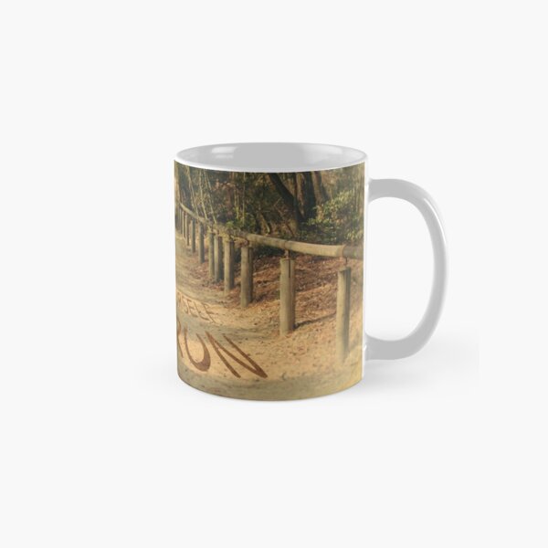 Find Yourself Go Run Motivational Dirt Road Classic Mug