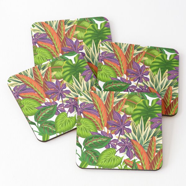 Item preview, tropical leaves seamless pattern designed and sold by Gurshnet68.
