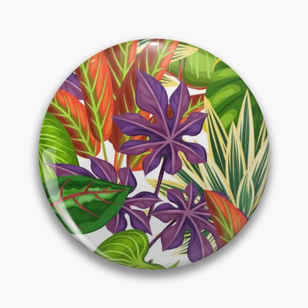 Item preview, tropical leaves seamless pattern designed and sold by Gurshnet68.