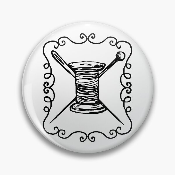 Item preview, Sewing Thread Spool Needle and Pin designed and sold by CatgoDigital.