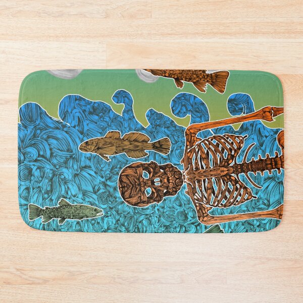 Item preview, Vacations of a Skeleton whit his friends...the fish designed and sold by fakeface.