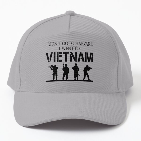 Item preview, I Didn't Go To Harvard Vietname Veteran Ball Cap designed and sold by q4success.