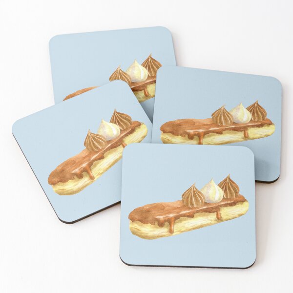 Item preview, Salted Caramel Eclair with Meringue Toppings designed and sold by Alicia Chee.