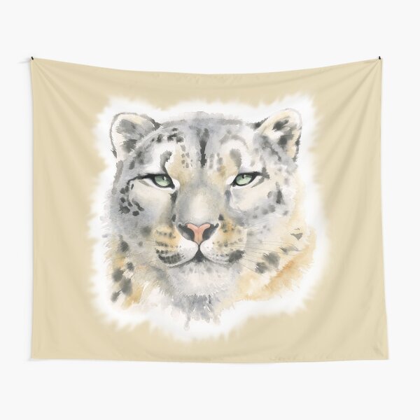 Snow Leopard - Queen of the Mountains Tapestry