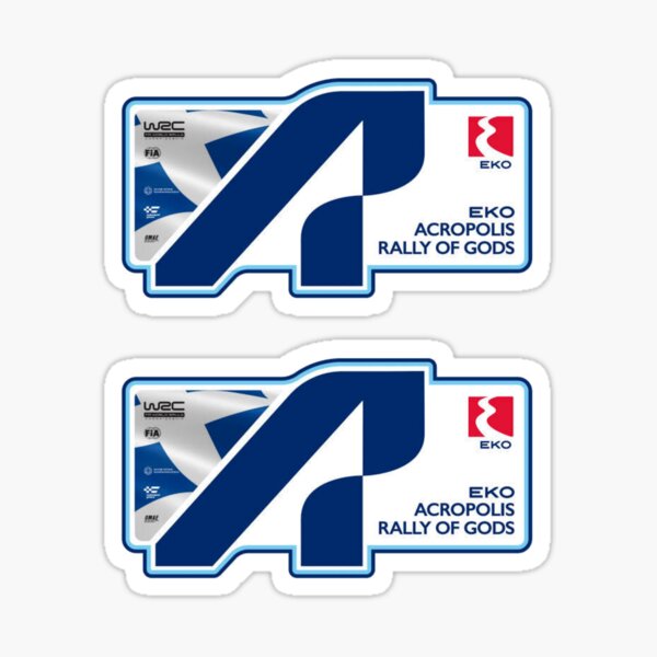 WRC ACROPOLIS RALLY GREECE 2021 Sticker