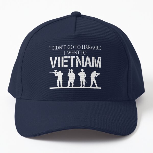 Item preview, I Didn't Go To Harvard Vietnam Combat Veteran Cap designed and sold by q4success.