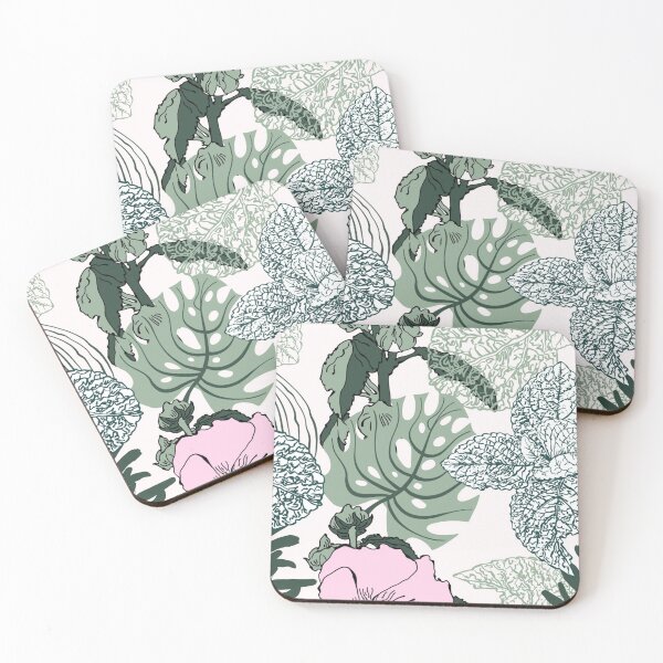Item preview, tropical leaves seamless pattern designed and sold by Gurshnet68.