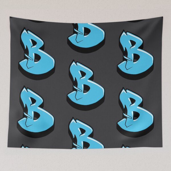 Item preview, Copy of  Graffiti Letter B (Blue) designed and sold by NameGraffiti.