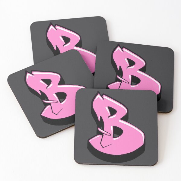 Item preview, Graffiti Letter B (Pink) designed and sold by NameGraffiti.