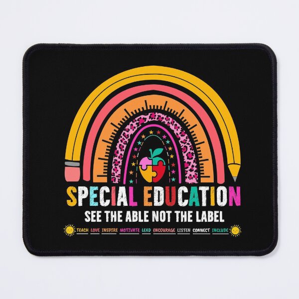 Item preview, special Education, see the able not the label, leopard rainbow designed and sold by PRINTED ..